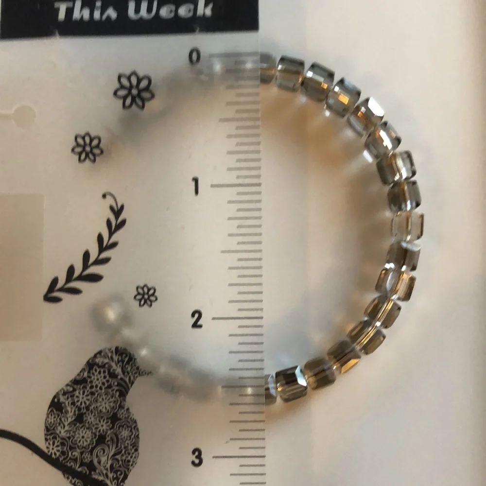 Smokey colored hoop earrings